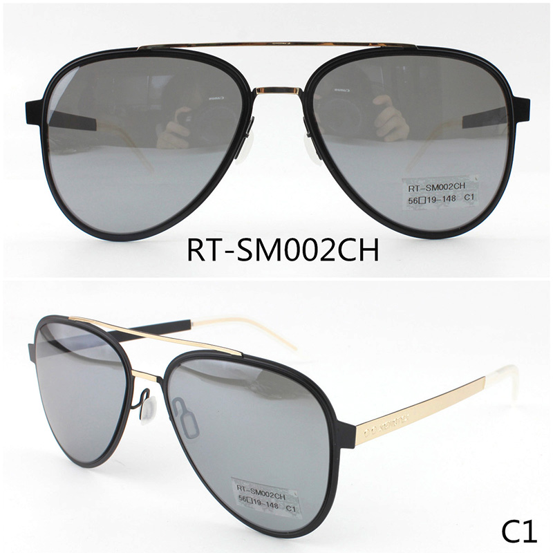 RT-SM002YY 56-19-148 Sunglasses Material:Metal & Polarized/Nylon lens
